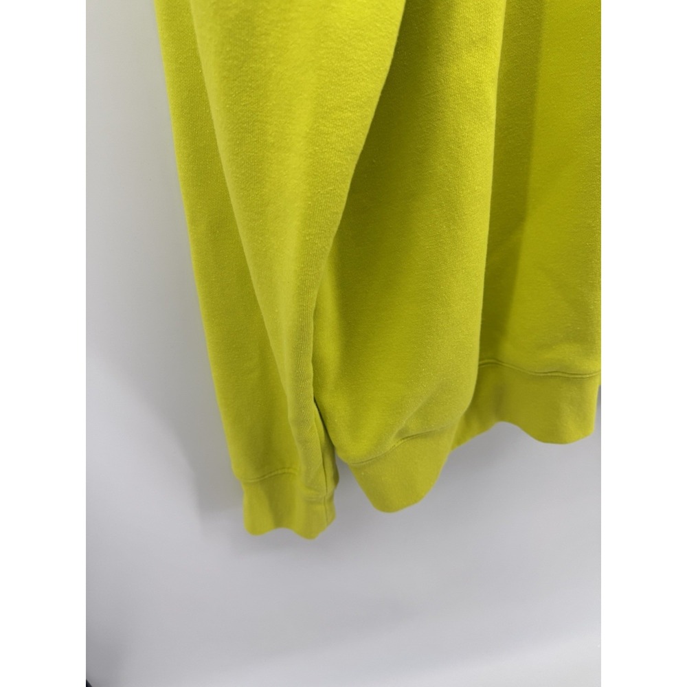 The North Face Distorted Half Dome Hoodie Sulphur Green Mens Large - Picture 15 of 16